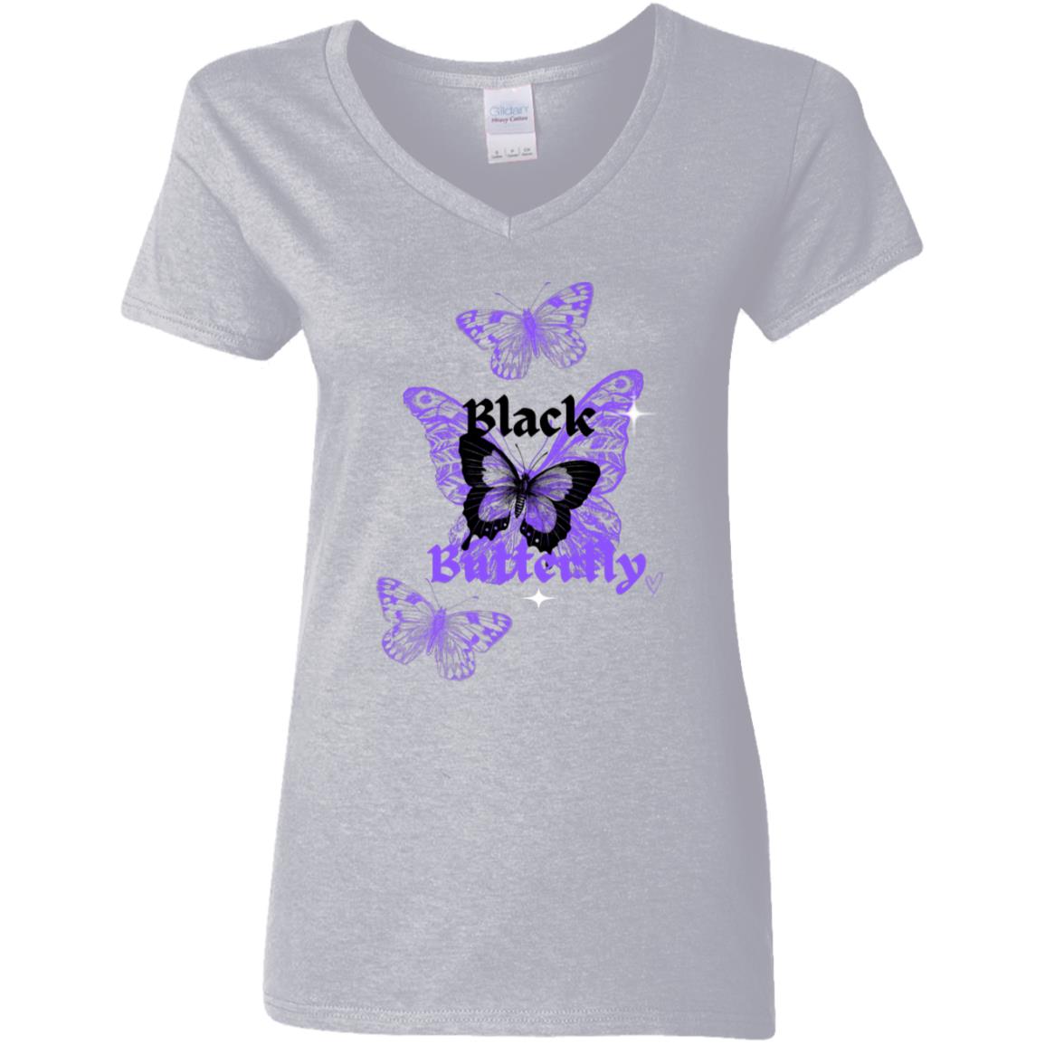 G500VL Ladies' 5.3 oz. V-Neck T-Shirt