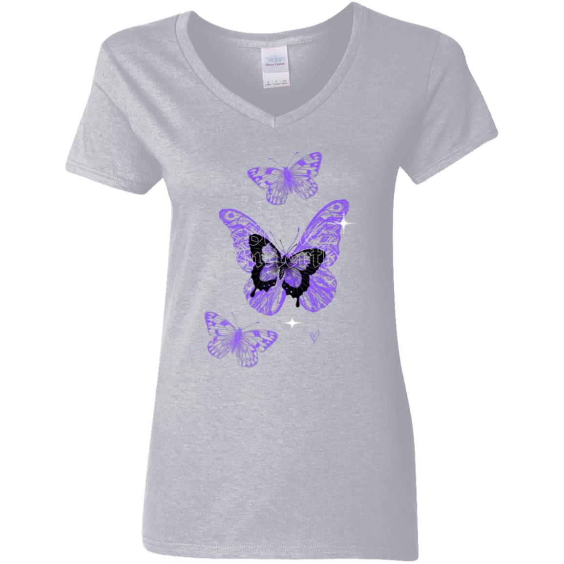 G500VL Ladies' 5.3 oz. V-Neck T-Shirt
