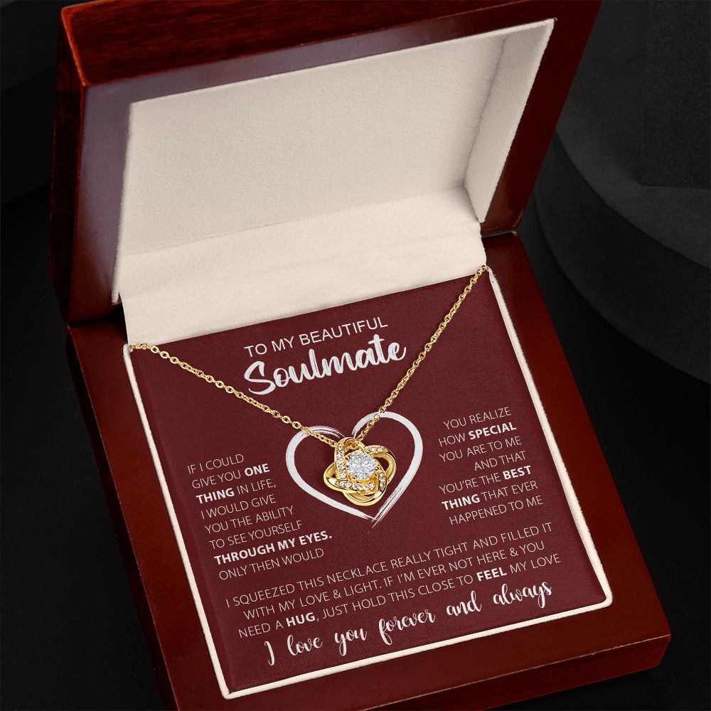 My Beautiful Soulmate | Love & Light - Love Knot Necklace