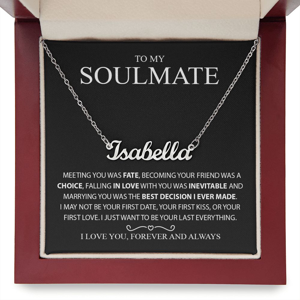 My Soulmate | Fate - Custom Name Necklace