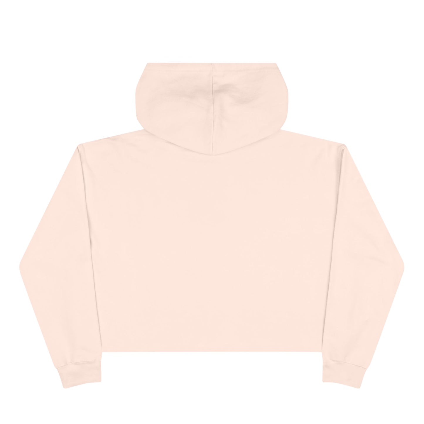 Rose Crop Hoodie — 'Love You' Script Floral Cropped Sweatshirt