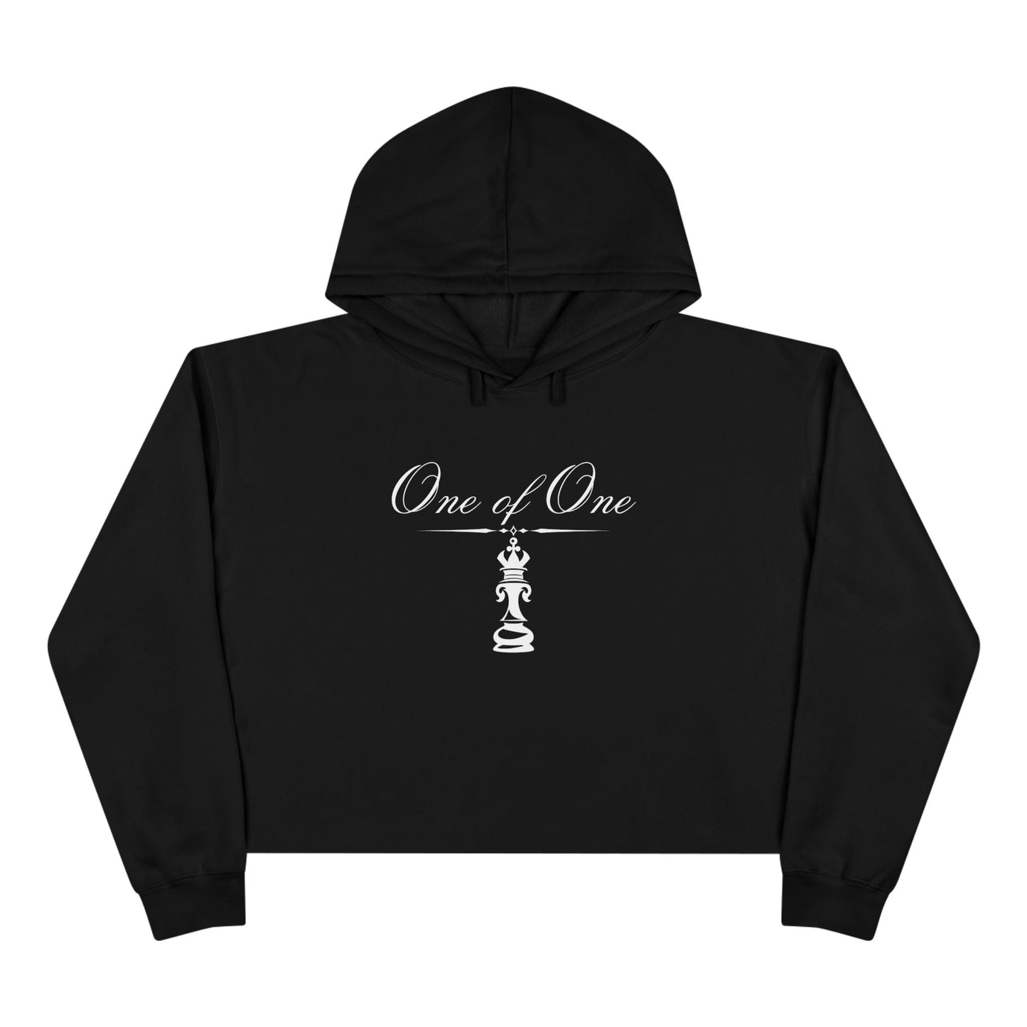 White Cropped Hoodie — Minimalist Casual Crop Hoodie