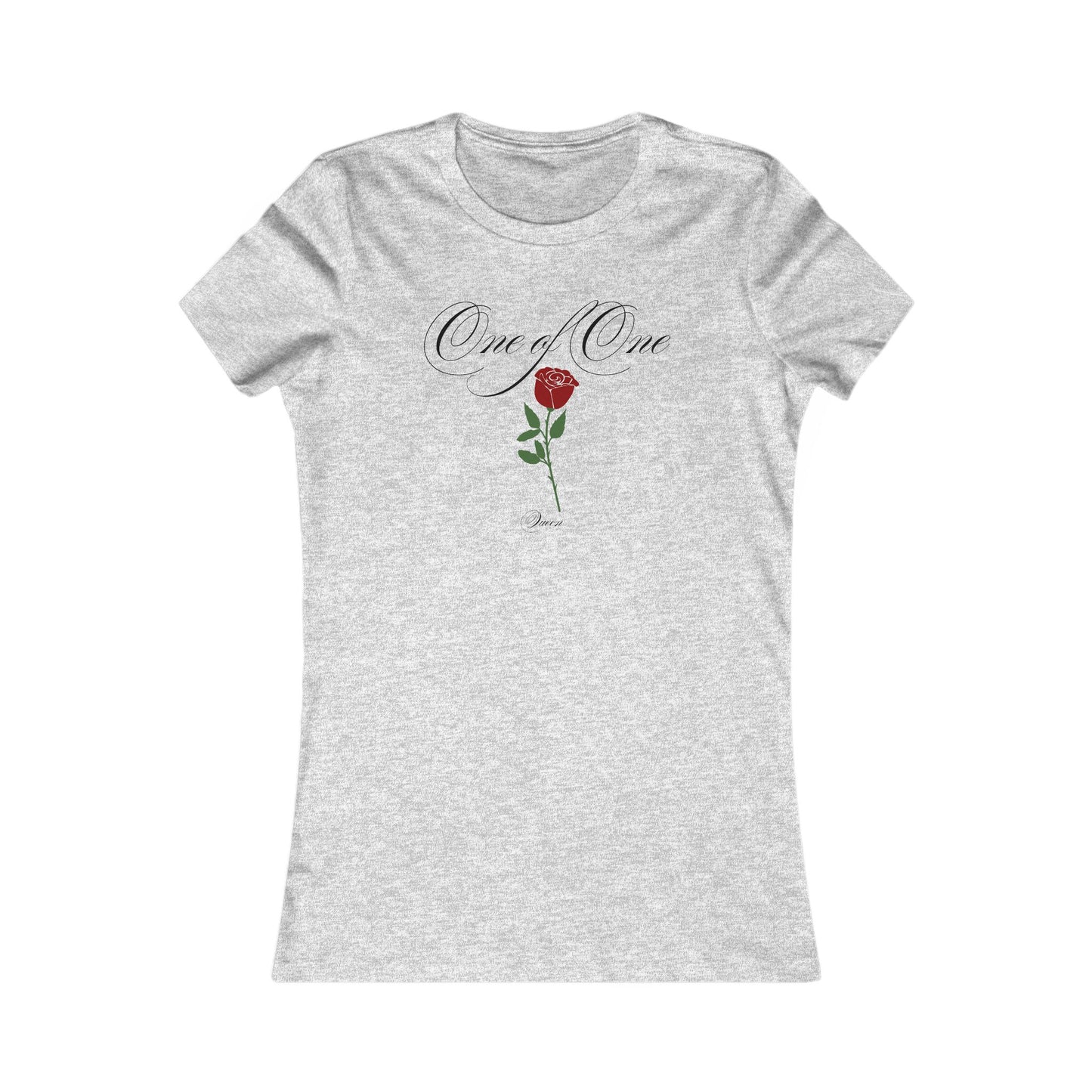 One of One Rose Graphic Tee — Women's Floral Sentimental Shirt