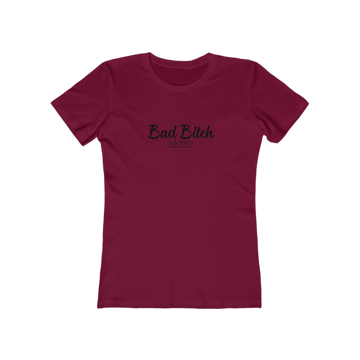 Bad Bitch Tee — Women’s Boyfriend Fit Graphic T‑Shirt