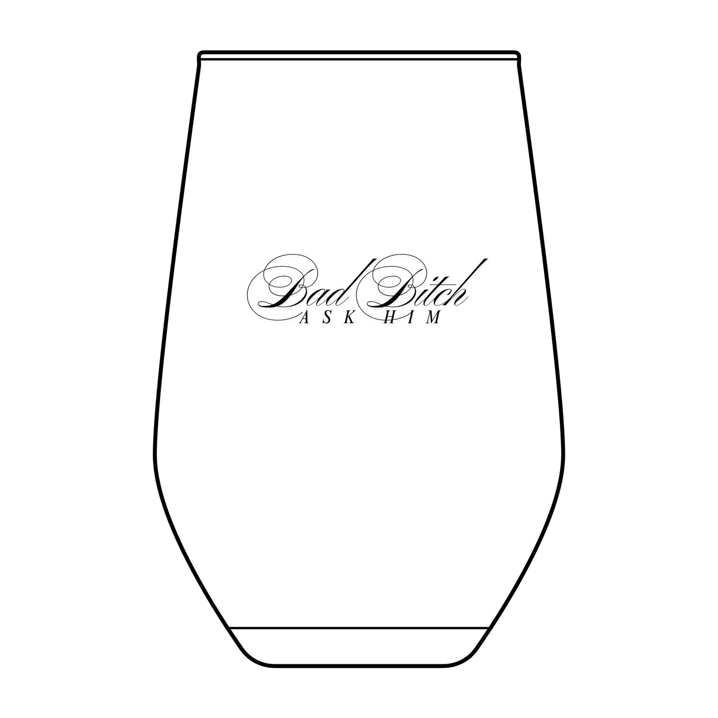 Stemless Wine Glass, 11.5oz (Engraving)