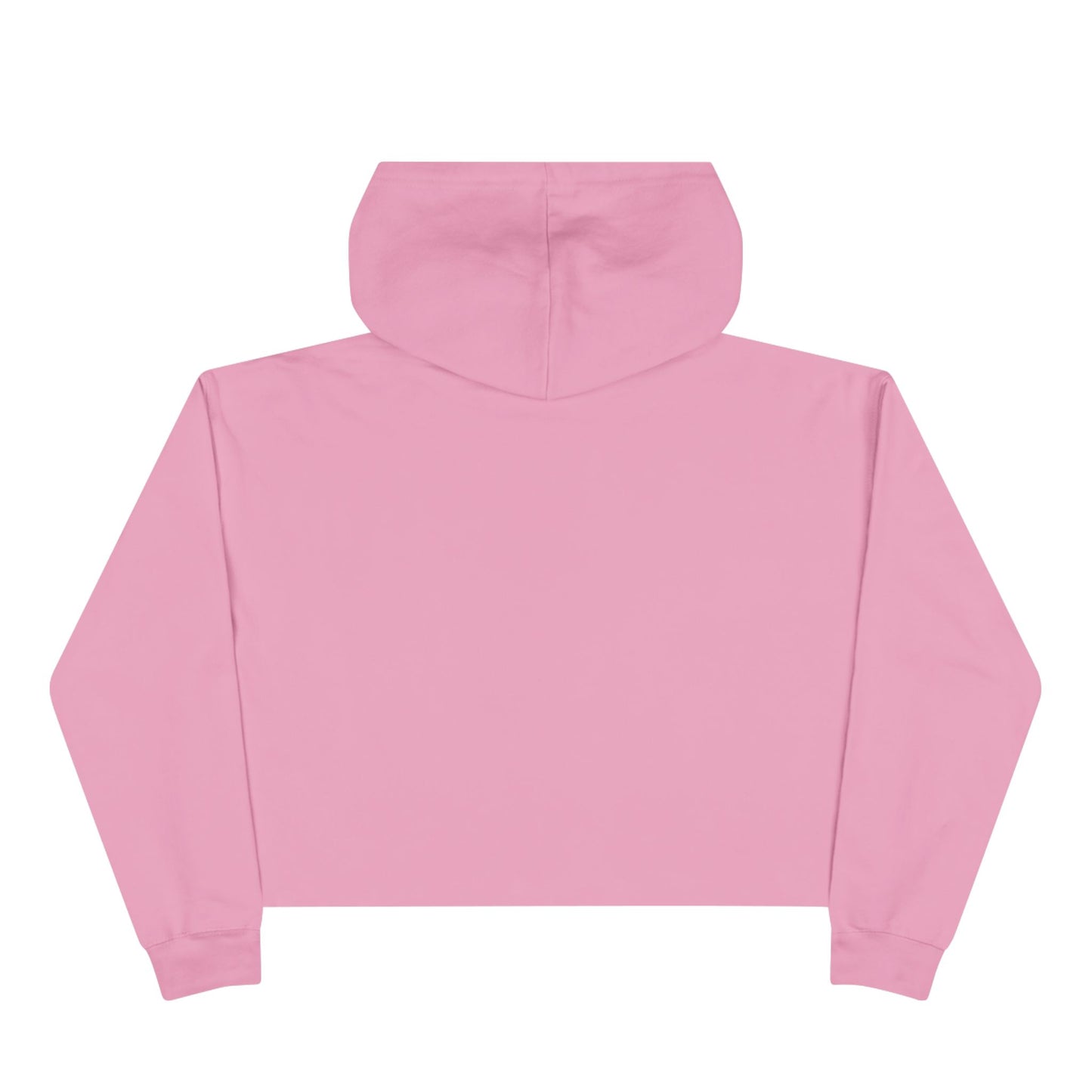 Rose Crop Hoodie — 'Love You' Script Floral Cropped Sweatshirt