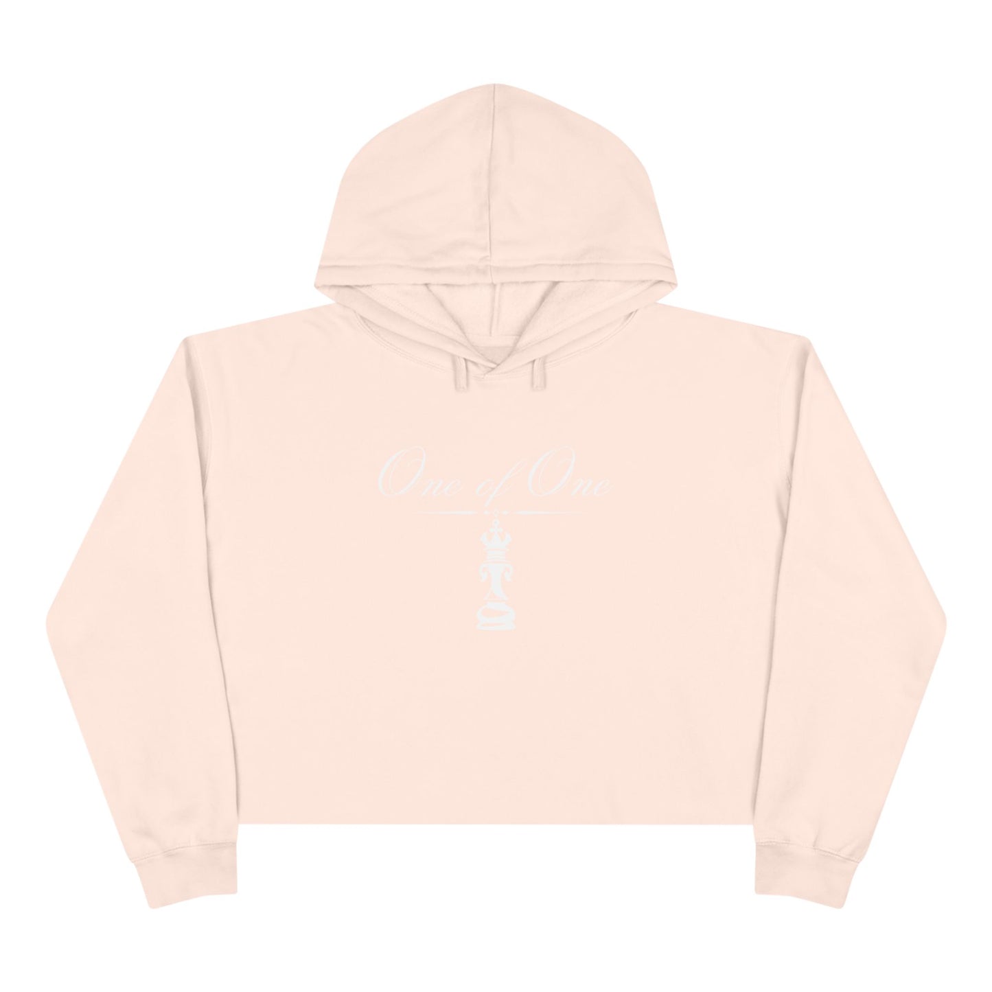 White Cropped Hoodie — Minimalist Casual Crop Hoodie