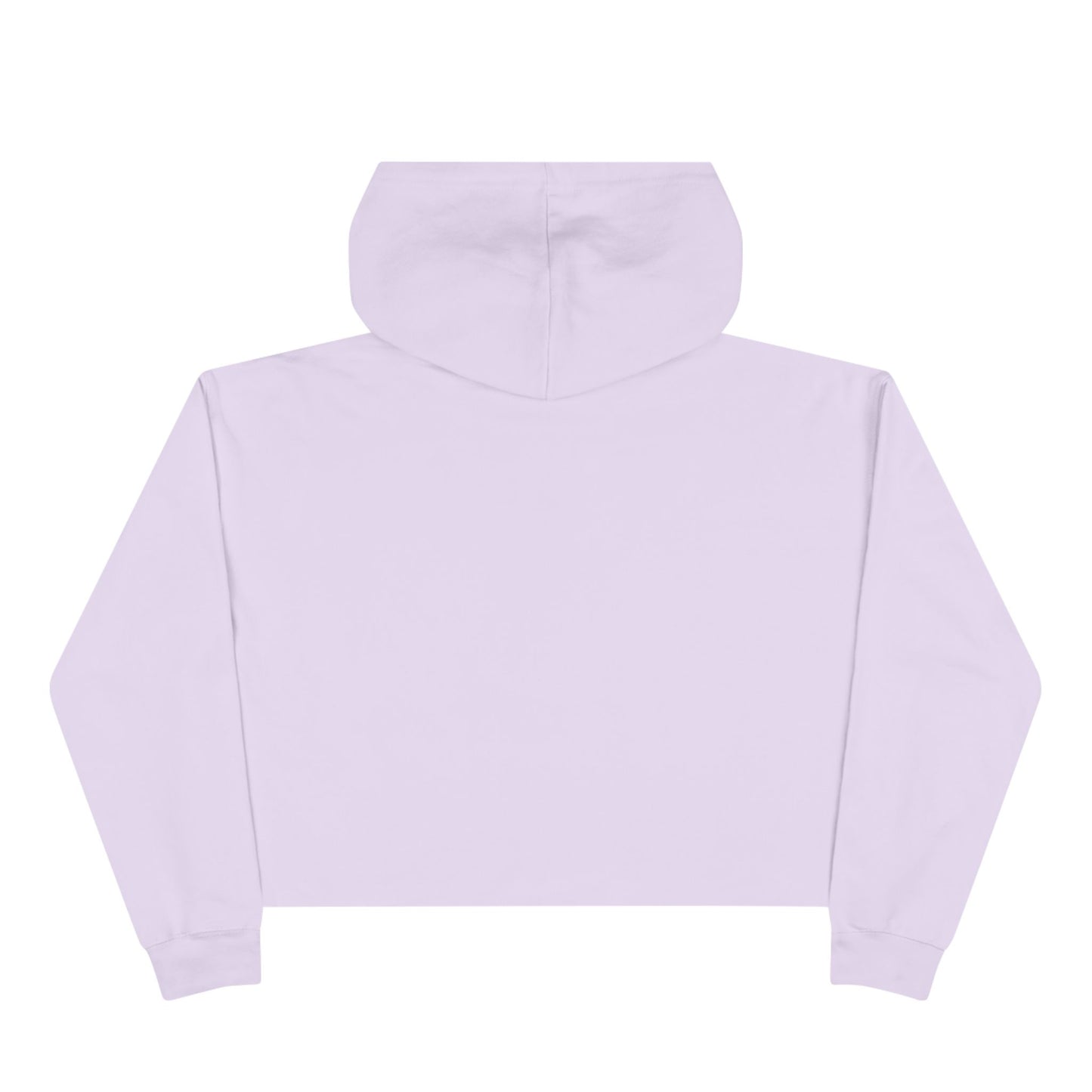 'Unique' White Cropped Hoodie — Minimal Script Crop Sweatshirt