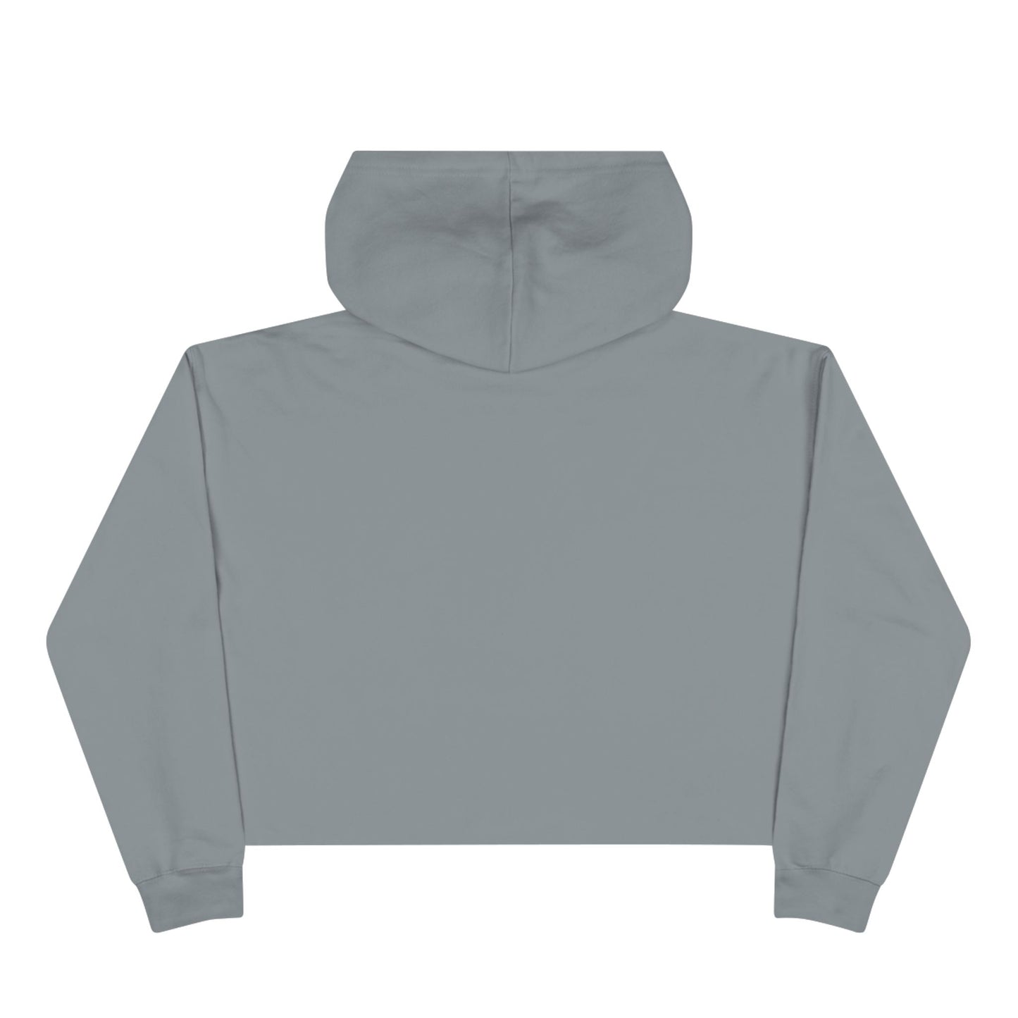 Unique Cropped Hoodie — Subtle Pastel Doodle Chest Print