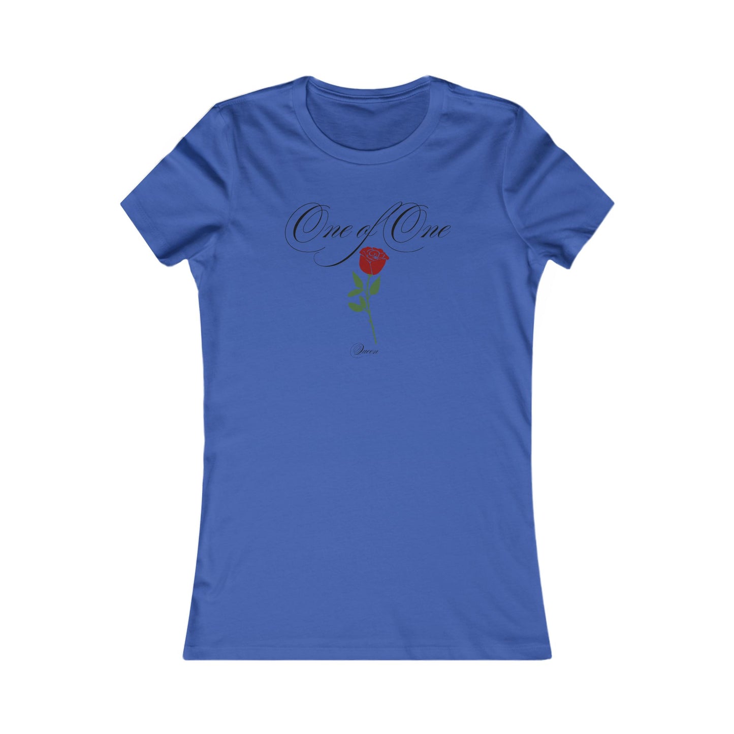 One of One Rose Graphic Tee — Women's Floral Sentimental Shirt