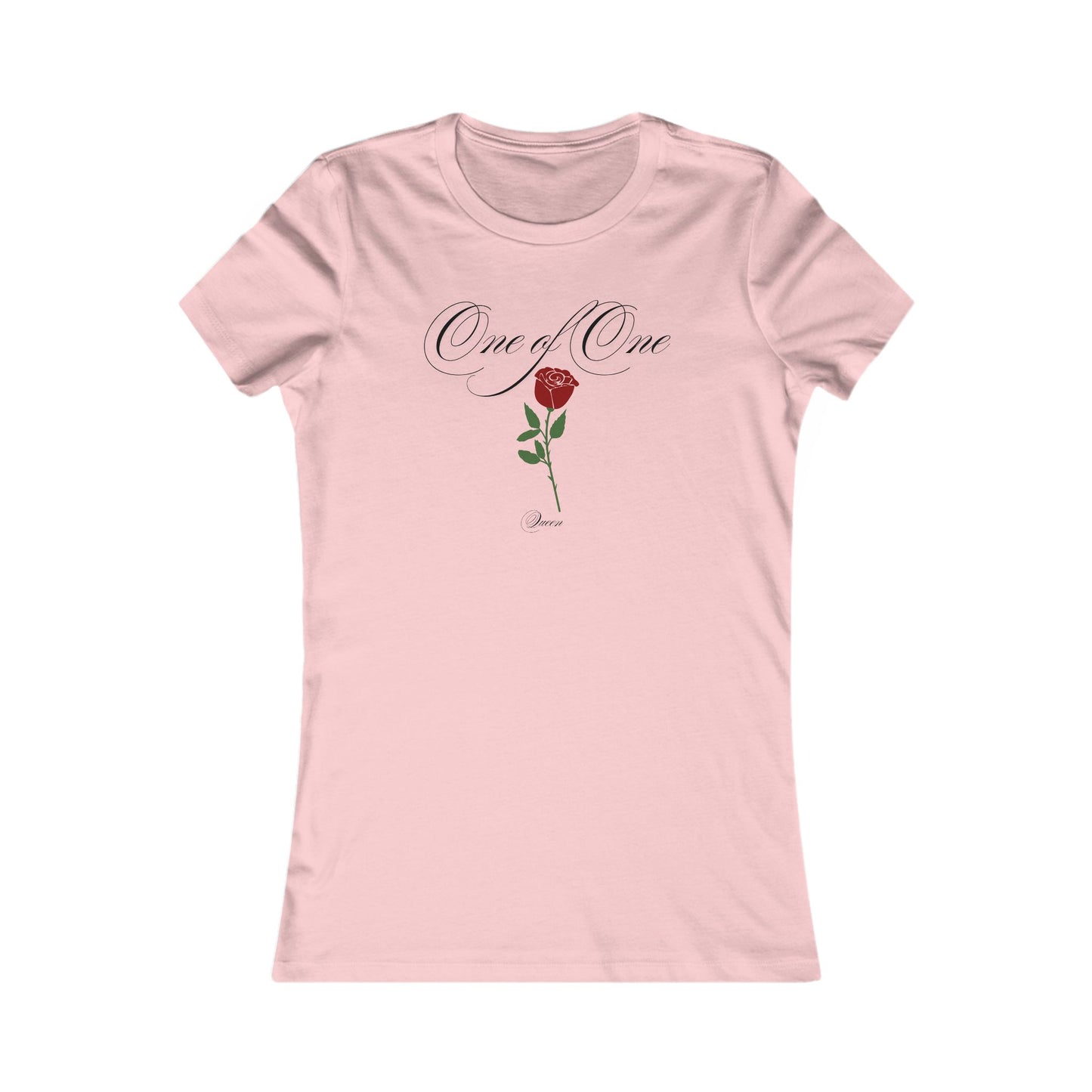 One of One Rose Graphic Tee — Women's Floral Sentimental Shirt