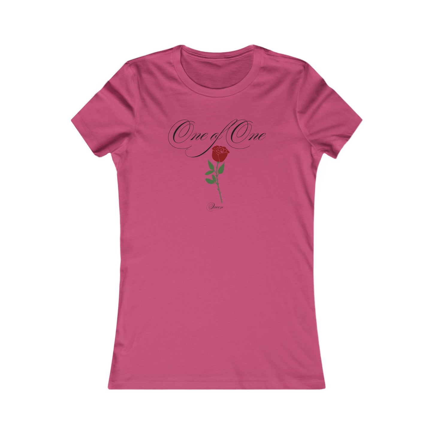 One of One Rose Graphic Tee — Women's Floral Sentimental Shirt