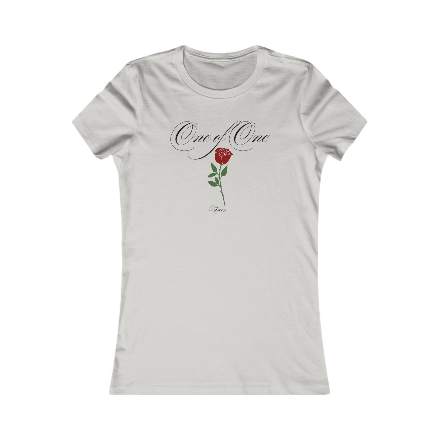 One of One Rose Graphic Tee — Women's Floral Sentimental Shirt