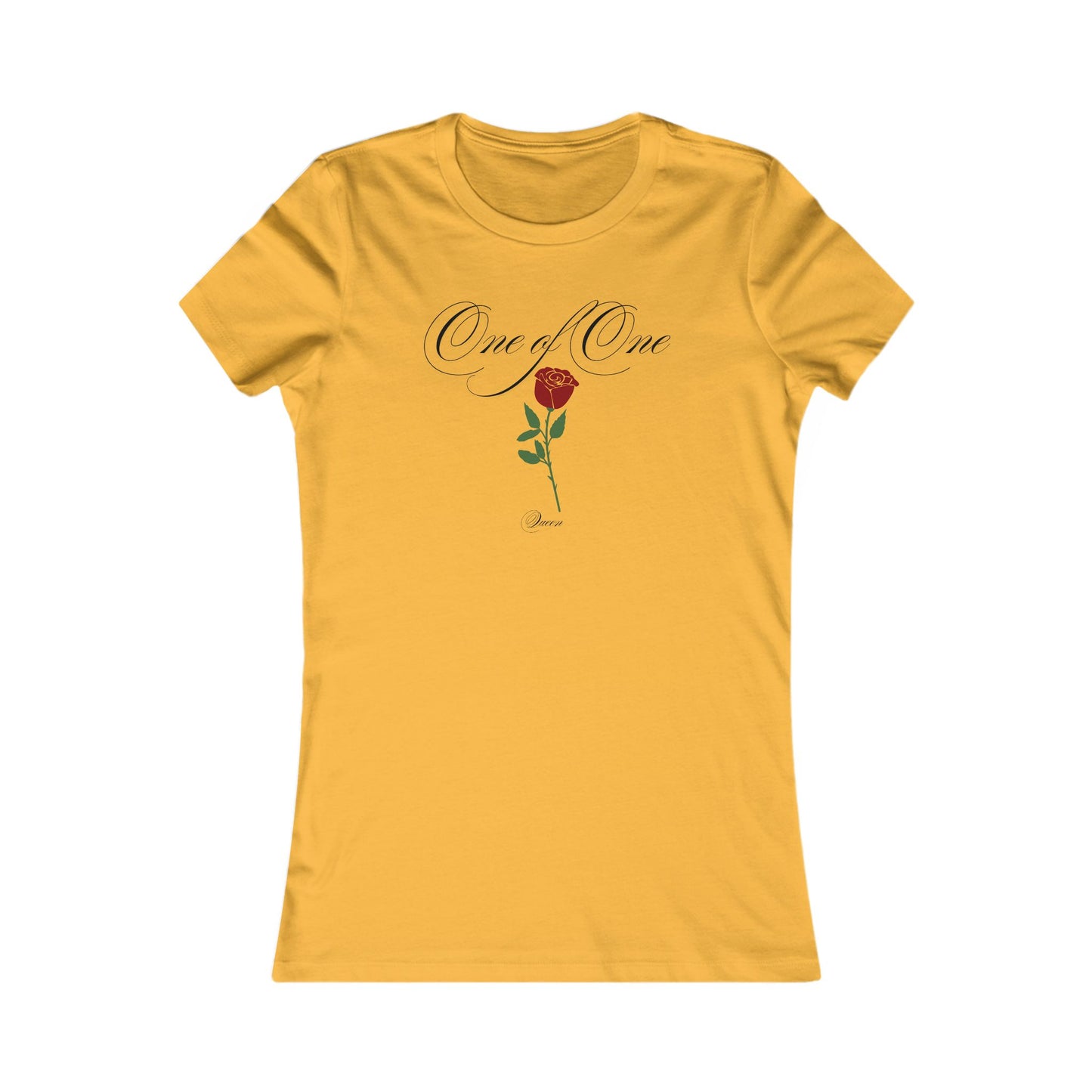 One of One Rose Graphic Tee — Women's Floral Sentimental Shirt