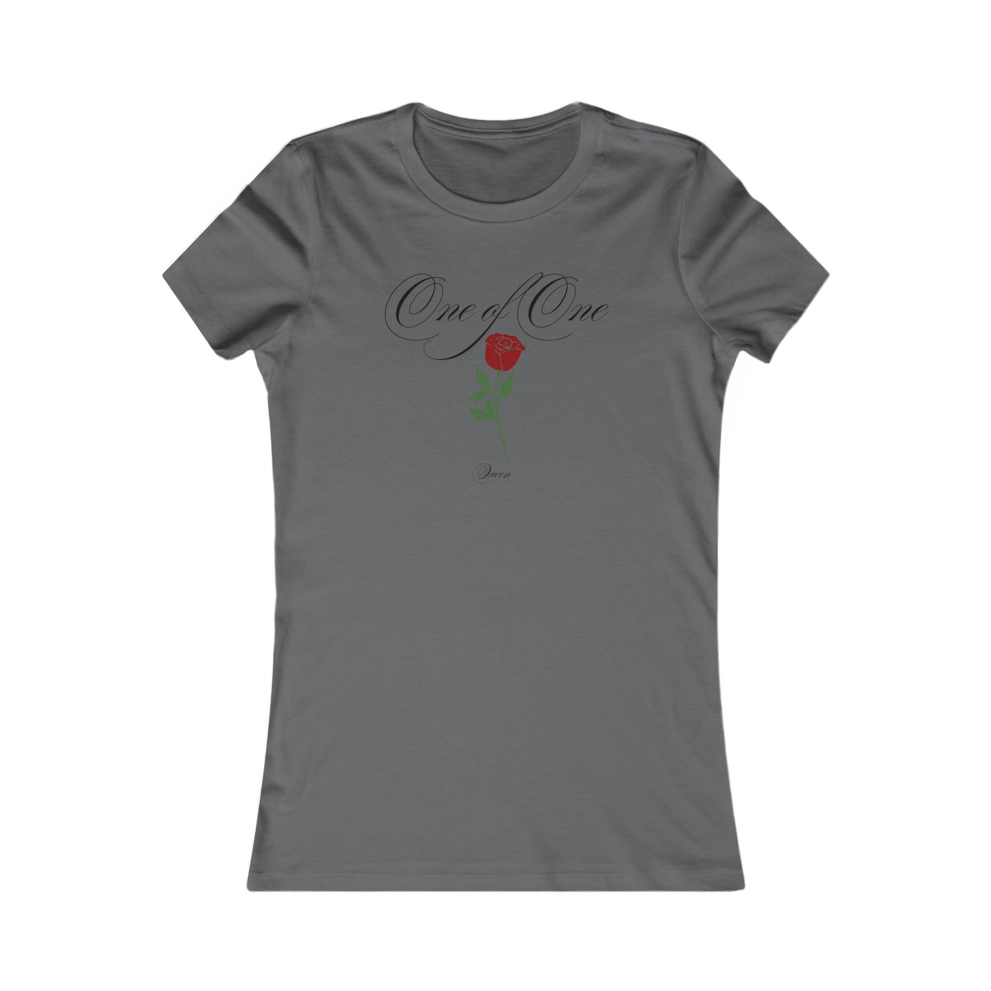 One of One Rose Graphic Tee — Women's Floral Sentimental Shirt