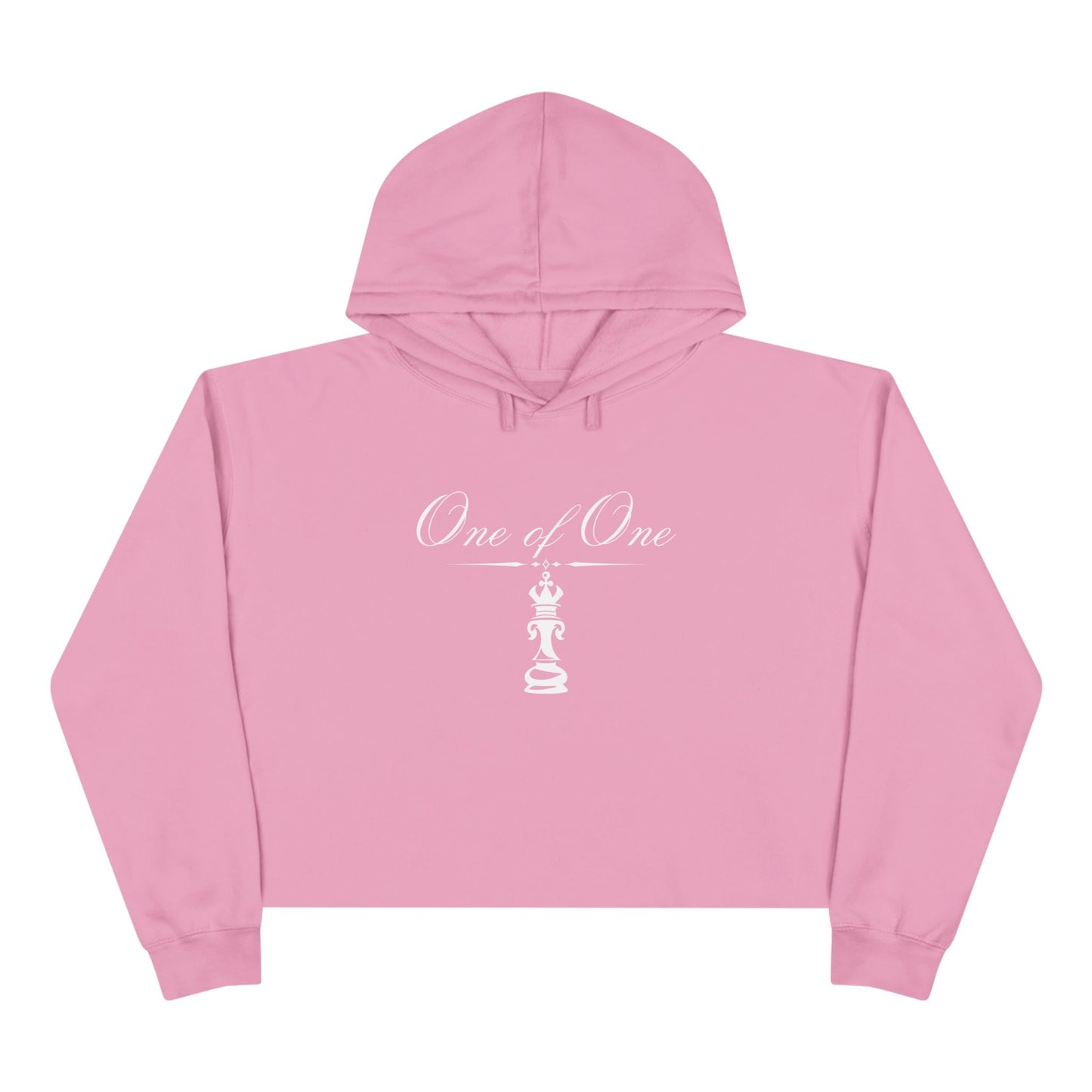 White Cropped Hoodie — Minimalist Casual Crop Hoodie