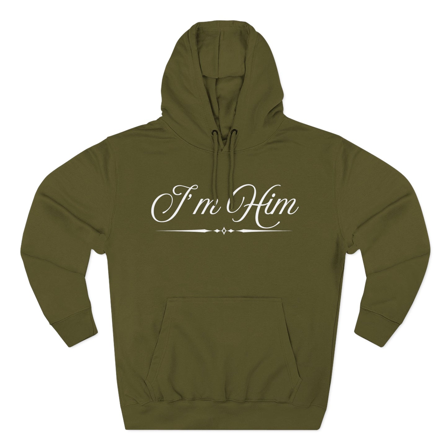 I'm Him Hoodie — Script Graphic Fleece Pullover
