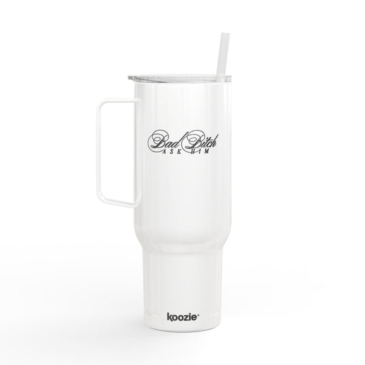 40oz Engraved Insulated Tumbler — Wagon & Animals Design