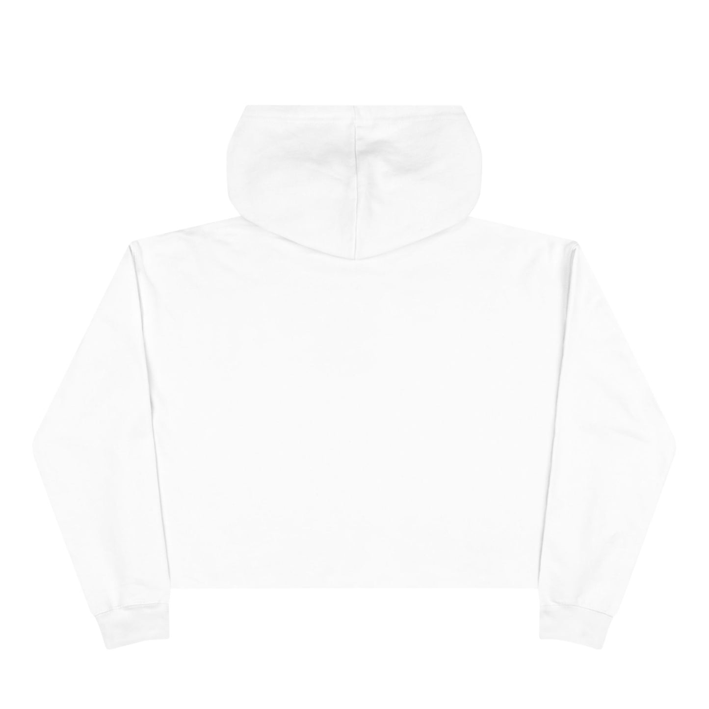 Crop Hoodie — Minimal Africa Outline "Love You" Graphic