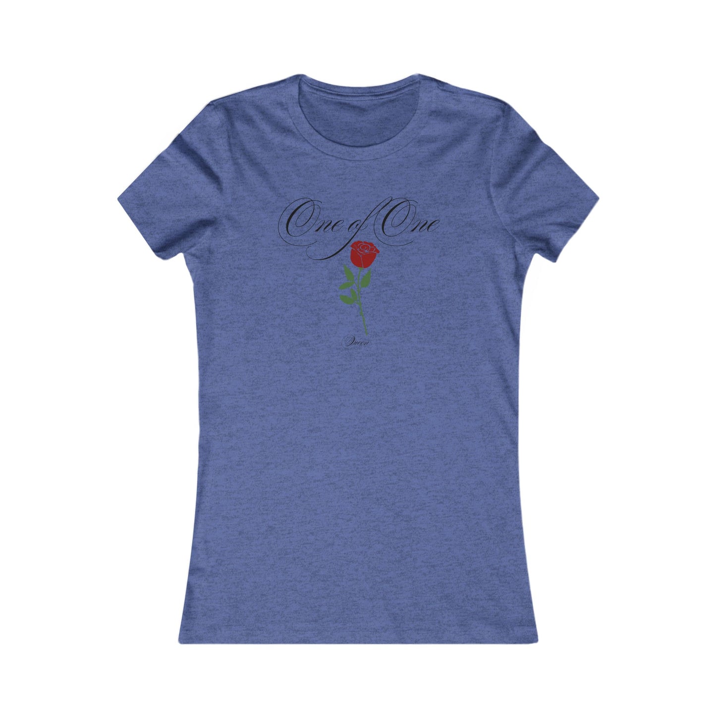 One of One Rose Graphic Tee — Women's Floral Sentimental Shirt