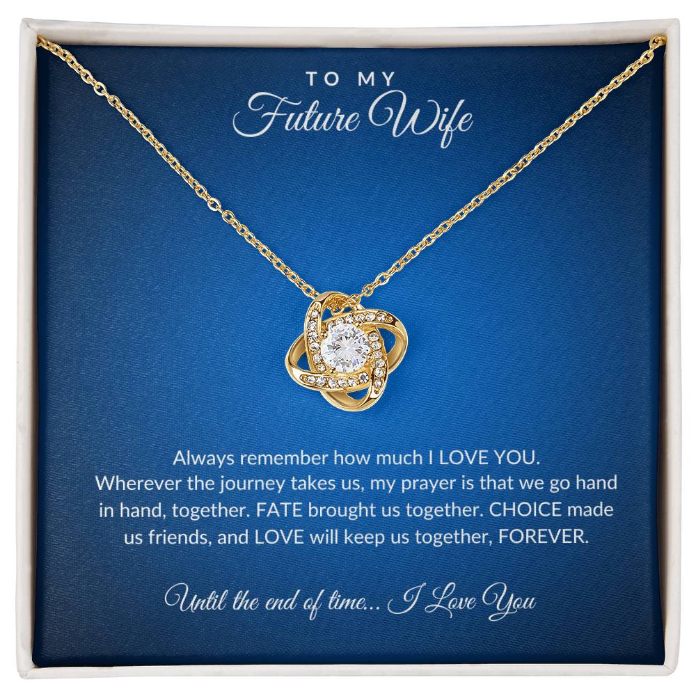 Future WIfe Love Knot Necklace