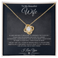 Beautiful Wife Always & Forever Love Knot Necklace