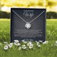 Beautiful Wife Always & Forever Love Knot Necklace