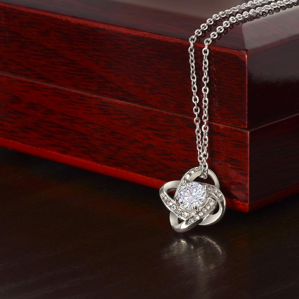 Beautiful Wife Always & Forever Love Knot Necklace